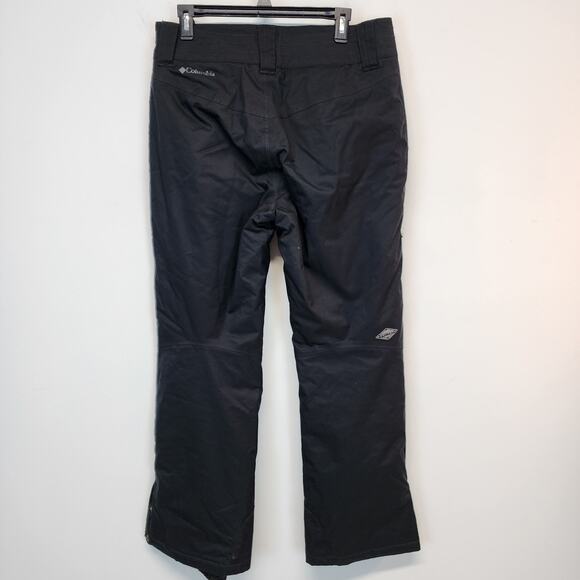 Columbia Bugaboo II Ski Snow Pants Size M Black Omni-Heat Pockets Warm Winter - Picture 2 of 13